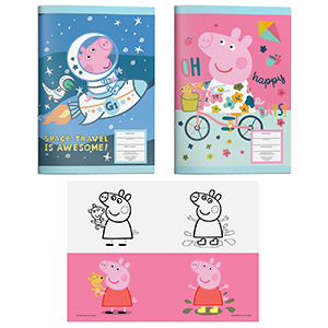 84-339 ΤΕΤΡΑΔΙΟ 40 ΦΥΛΛΩΝ PEPPA PIG 17x25cm χονδρική, Σχολικά χονδρική