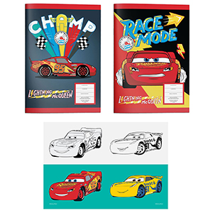84-340 ΤΕΤΡΑΔΙΟ 40 ΦΥΛΛΩΝ CARS 17x25cm χονδρική, Σχολικά χονδρική