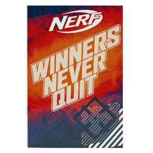 84-344 ΤΕΤΡΑΔΙΟ 40 ΦΥΛΛΩΝ NERF 17x25cm χονδρική, Σχολικά χονδρική