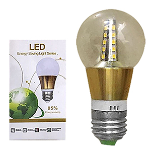 88-409 Λάμπα smd led Διαφανής Γλόμπος e27 5w 230v Θερμός Φωτισμός 180o  χονδρική, Είδη Σπιτιού χονδρική