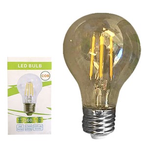 88-412 ΛΑΜΠΑ ΝΗΜΑΤΟΣ LED ΓΛΟΜΠΟΣ A60 E27 4W 230V ΘΕΡΜΟΣ ΦΩΤΙΣΜΟΣ 180o  χονδρική, Είδη Σπιτιού χονδρική