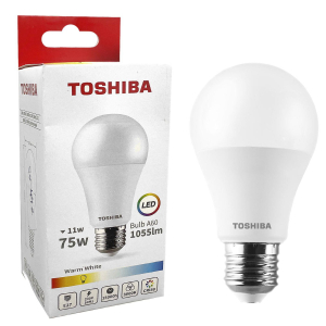 88-442 Λάμπα led Toshiba για Ντουί e27 Θερμό Λευκό 230v N_std a60 e27 11w 3000k Γωνία Δέσμης 180 Μοίρες  χονδρική, Είδη Σπιτιού χονδρική