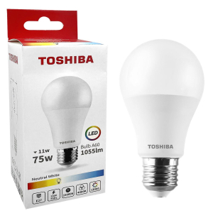 88-443 Λάμπα led Toshiba για Ντουί e27 Θερμό Λευκό 230v N_std a60 e27 11w 4000k Γωνία Δέσμης 180 Μοίρες  χονδρική, Είδη Σπιτιού χονδρική