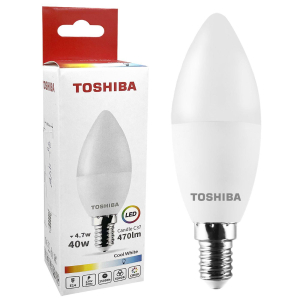 88-448 Λάμπα led Toshiba Κερί N_std c37 e14 4,7w 6500k Γωνία Δέσμης 180 Μοίρες  χονδρική, Είδη Σπιτιού χονδρική