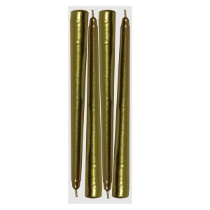 93-1025 ΚΕΡΙ ΙΣΙΟ ΧΡΥΣΟ  ΣΕΤ=4ΤΕΜ Υ:20cm Φ:22mm χονδρική, Δώρα χονδρική