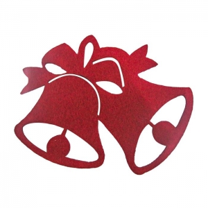 93-1292 ΣΟΥΒΕΡ ΜΕ ΚΑΜΠΑΝΕΣ 11,5x9,5cm χονδρική, Χριστουγεννιάτικα χονδρική