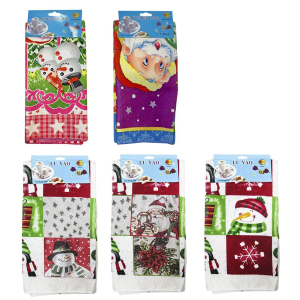 93-1358 Πετσέτα Κουζίνας Xmas 60x40cm χονδρική, Χριστουγεννιάτικα χονδρική