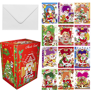 93-21 Κάρτα Μουσικής Merry Christmas Κάρτα=29x20cm χονδρική, Χριστουγεννιάτικα χονδρική