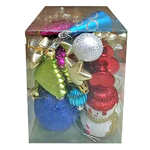 93-2287 ΣΤΟΛΙΔΙΑ XMAS ΜΙΞ ΣΕ ΚΟΥΤΙ ΠΑΚ=18x12x12cm χονδρική, Χριστουγεννιάτικα χονδρική