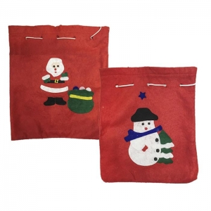 93-2318 ΣΑΚΟΣ ΠΟΥΓΚΙ XMAS ΜΕ ΣΧΕΔΙΟ 40x30cm χονδρική, Χριστουγεννιάτικα χονδρική