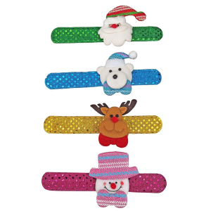 93-2326 Βραχιόλι Έλασμα Xmas Φιγούρα 21x8cm χονδρική, Χριστουγεννιάτικα χονδρική