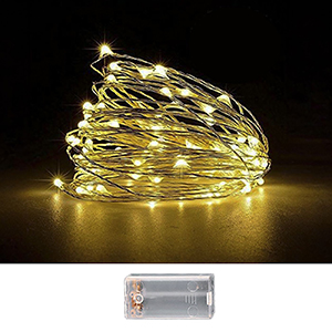 93-2383  50 microLED ΜΠΑΤΑΡΙΑΣ COPPER ΛΕΥΚΑ CONTROL  χονδρική, Χριστουγεννιάτικα χονδρική