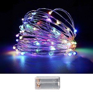 93-2384 50 Microled Μπαταρίας Copper Χρωματιστά Control  χονδρική, Χριστουγεννιάτικα χονδρική