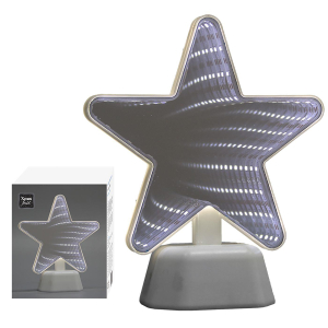93-2385 Αστέρι Καθρέφτης με 33 led 18x16x7cm χονδρική, Χριστουγεννιάτικα χονδρική