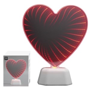93-2387 ΚΑΡΔΙΑ ΚΑΘΡΕΦΤΗΣ ΜΕ 29 LED 19x16x7cm χονδρική, Χριστουγεννιάτικα χονδρική