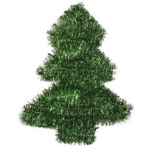 93-2460 ΔΕΝΤΡΟ ΔΙΑΚΟΣΜΗΤΙΚΟ TINSEL 35x26cm χονδρική, Χριστουγεννιάτικα χονδρική