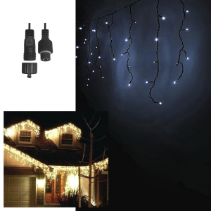 93-2576 100 led Λευκά Εξωτερικά Βροχή-Επέκταση l. V. (δεν Περιέχεται ο Μετασχηματιστής)  χονδρική, Χριστουγεννιάτικα χονδρική