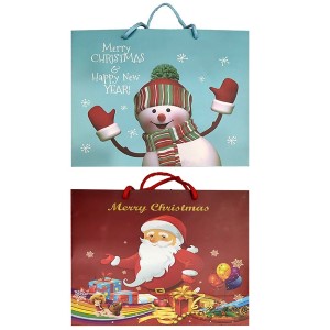 93-2595 ΤΣΑΝΤΑ ΔΩΡΟΥ XMAS 31x27x12cm χονδρική, Χριστουγεννιάτικα χονδρική