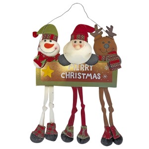 93-2622 ΚΟΥΚΛΑΚΙΑ XMAS ΣΕ ΠΙΝΑΚΙΔΑ 46x33cm χονδρική, Χριστουγεννιάτικα χονδρική