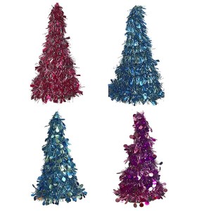 93-2646 ΔΕΝΤΡΑΚΙ ΕΠΙΤΡΑΠΕΖΙΟ TINSEL 26x16cm χονδρική, Χριστουγεννιάτικα χονδρική
