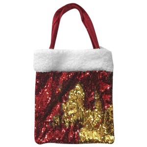 93-2656 ΤΣΑΝΤΑ XMAS ΜΕ ΜΑΓΙΚΕΣ ΠΟΥΛΙΕΣ 45x25cm (ΤΣΑΝΤΑ=29x25cm) χονδρική, Χριστουγεννιάτικα χονδρική