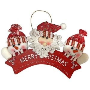 93-2776 MERRY CHRISTMAS ME 3 ΦΙΓΟΥΡΕΣ 30x15cm χονδρική, Χριστουγεννιάτικα χονδρική