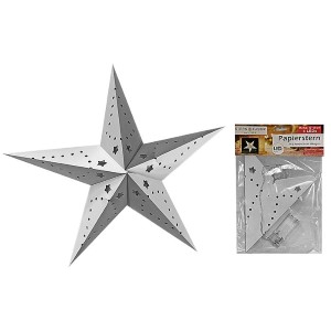 93-2800 ΦΩΤΙΣΤΙΚΟ ΑΣΤΕΡΙ ΧΑΡΤΙΝΟ ΜΕ LED Φ45cm χονδρική, Χριστουγεννιάτικα χονδρική