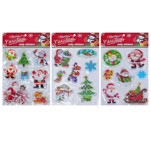 93-2885 Στίκερ Τζελ για Τζάμια Xmas 26x15cm χονδρική, Χριστουγεννιάτικα χονδρική