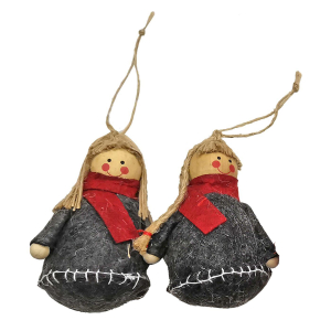 93-2895 Στολίδι Υφασμάτινο Κορίτσι Xmas 11x7cm χονδρική, Χριστουγεννιάτικα χονδρική