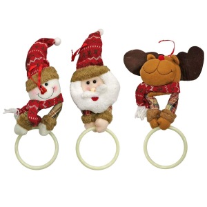 93-2923 Κρεμάστρα Πετσέτας Xmas Φιγούρα 44x13cm χονδρική, Χριστουγεννιάτικα χονδρική
