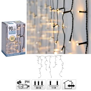 93-3104 90 LED ΛΕΥΚΑ ΒΡΟΧΗ ΜΗ ΕΠΕΚΤΕΙΝΟΜΕΝΑ ΥΨΟΣ ΒΡΟΧΗΣ:52cm χονδρική, Χριστουγεννιάτικα χονδρική