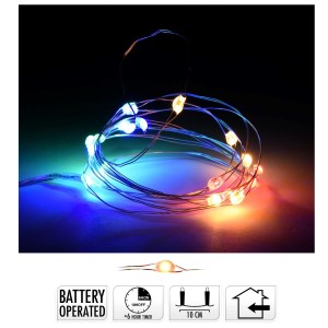 93-3108 20 microLED ΜΠΑΤΑΡΙΑΣ COPPER ΧΡΩΜΑΤΙΣΤΑ  χονδρική, Χριστουγεννιάτικα χονδρική