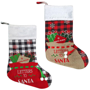 93-3188 Μπότα Χριστουγέννων Letters to Santa 47x26cm χονδρική, Χριστουγεννιάτικα χονδρική