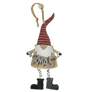 93-3201 ΣΤΟΛΙΔΙ ΑΓΙΟΣ XMAS ΞΥΛΟ ΕΛΑΤΗΡΙΑ ~13cm χονδρική, Χριστουγεννιάτικα χονδρική