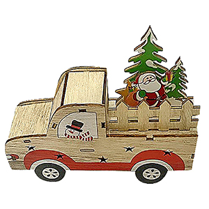 93-3211 ΔΙΑΚΟΣΜΗΤΙΚΟ ΕΠΙΤΡΑΠΕΖΙΟ ΑΜΑΞΙ XMAS 15x8cm χονδρική, Χριστουγεννιάτικα χονδρική