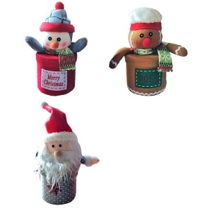 93-3218 ΚΟΥΤΙ ΓΛΥΚΙΣΜΑΤΩΝ ΜΕ XMAS ΦΙΓΟΥΡΑ 24x13cm χονδρική, Χριστουγεννιάτικα χονδρική