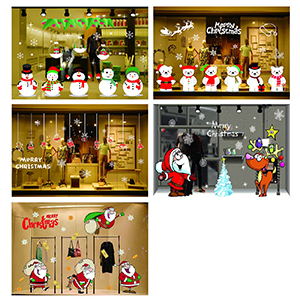 93-3222 ΑΥΤΟΚΟΛΛΗΤΟ ΡΟΛΛΟ ΒΙΤΡΙΝΑΣ XMAS ΣΧΕΔΙΑ 2ΤΕΜ των 50x35cm χονδρική, Χριστουγεννιάτικα χονδρική