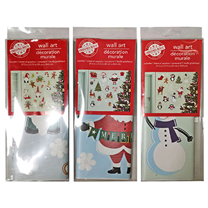 93-3282 ΑΥΤΟΚΟΛΛΗΤΟ ΒΙΤΡΙΝΑΣ- ΤΟΙΧΟΥ XMAS 70x25cm χονδρική, Χριστουγεννιάτικα χονδρική