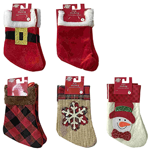 93-3356 ΜΠΟΤΕΣ ΔΙΑΚΟΣΜΗΤΙΚΕΣ XMAS ΣΕΤ=2 ΤΕΜ 15,5x10cm χονδρική, Χριστουγεννιάτικα χονδρική