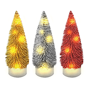 93-3369 ΔΕΝΤΡΑΚΙ ΜΕ ΣΤΡΑΣ & LED ΜΠΑΤΑΡΙΑΣ 12,5cm χονδρική, Χριστουγεννιάτικα χονδρική