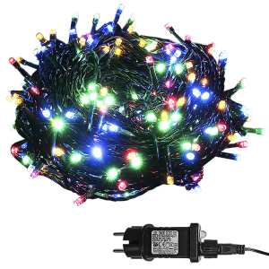 93-3472 105 Λαμπάκια led Πολύχρωμα σε Σειρά με Προγράμματα Ip44 8,2m χονδρική, Χριστουγεννιάτικα χονδρική