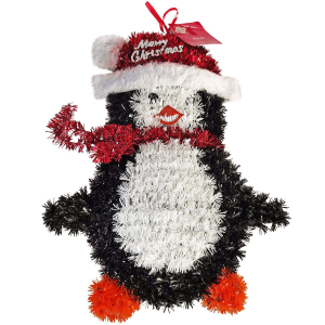 93-3592 Πιγκουίνος Tinsel Κρεμαστό Χώρου 30x24cm χονδρική, Χριστουγεννιάτικα χονδρική