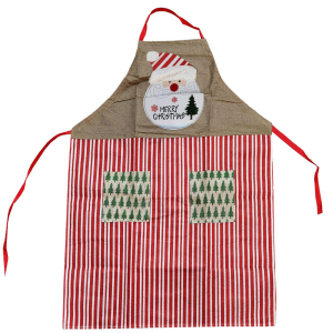 93-3621 Ποδιά Μαγειρικής Xmas Ριγέ 88x68cm χονδρική, Χριστουγεννιάτικα χονδρική