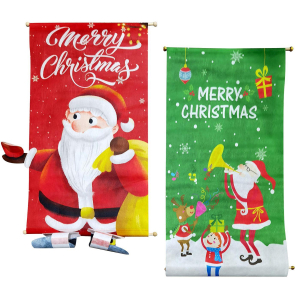 93-3633 Κρεμαστό Merry Christmas Υφασμάτινο 76x40cm χονδρική, Χριστουγεννιάτικα χονδρική