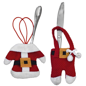 93-3697 Θήκη Μαχαιροπίρουνων Xmas 10x9cm χονδρική, Χριστουγεννιάτικα χονδρική