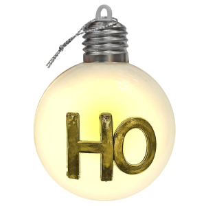 93-3782 Μπάλα Xmas με φως & Χρυσά Αξεσουάρ ø8cm χονδρική, Χριστουγεννιάτικα χονδρική