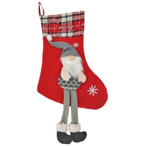 93-3809 Μπότα με Gnome 3d 45x25cm χονδρική, Χριστουγεννιάτικα χονδρική