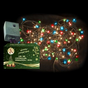 93-921 100 LED ΧΡΩΜΑΤΙΣΤΑ ΠΡΟΓΡΑΜΜΑ 220V  χονδρική, Χριστουγεννιάτικα χονδρική