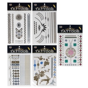 96-661 ΑΥΤΟΚΟΛΛΗΤΑ ΚΟΣΜΗΜΑΤΑ ΜΕΤΑΛΙΖΕ 25,5x15cm χονδρική, Αποκριάτικα χονδρική