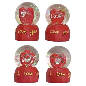 96-778 ΝΕΡΟΜΠΑΛΑ ΚΑΡΔΙΑ LOVE Φ4,5cm χονδρική, Βαλεντίνου χονδρική